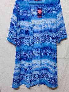 🆕 Turquoise Print Kimono