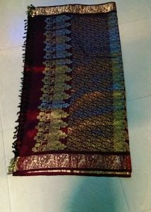 Maroon Colour Pure Kanchi Pattu Saree