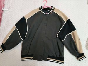 H&M Color Block Varsity Baseball Jacket