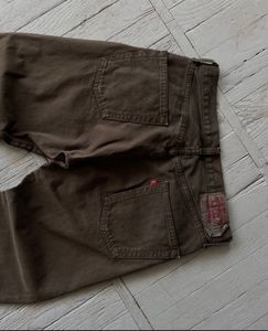 Brown Straight Leg Jeans