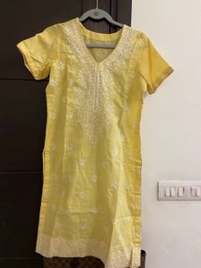 Embroidery Cotton Kurta