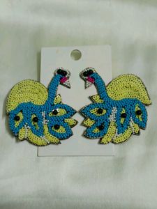 Ostrich Bird Earring