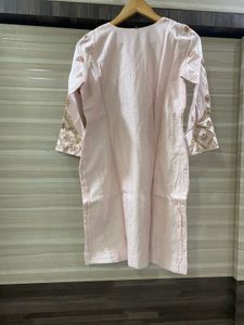 baby pink color sharara set