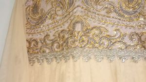 Yellow Gown Embroidery Work💛