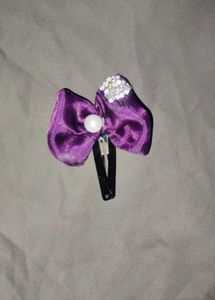 Purple Crystal 💜ᗷTS⟭⟬💜bow And Clip