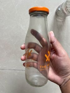 Empty Juce Glass Bottles
