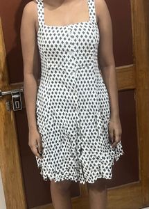 Diamond Print Mini Dress