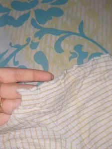 Striped Off-Shoulder Dress