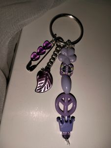 Aesthetic Purple Keychain 💜