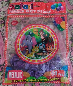 Purple Metalic Balloons