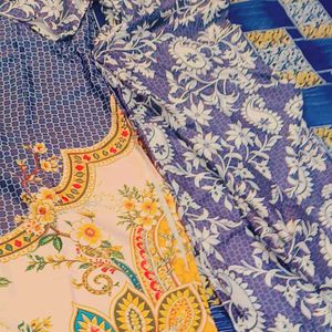 Elegant Printed Turkish cot set 2pc