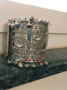 Silver Tone Cuff Bracelet