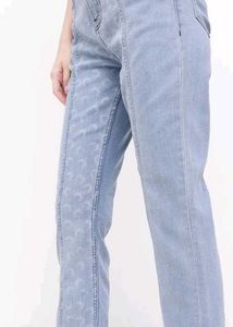 Printed Straight fit Jeans