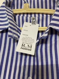 Price Drop  ‼️Blue Striped Shirt For Ladies
