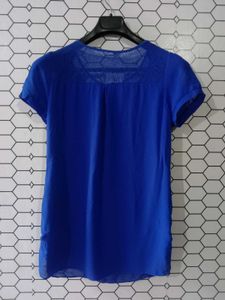 New With Tag Blue China Korean Top
