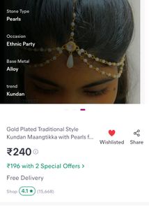 30rs Off On Shipping Brand New Maangtikka