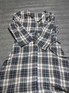 Plaid Shirt Dress