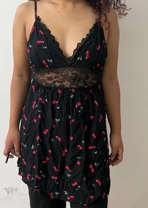 SHEIN Cherry Slip