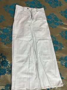 Light Blue Denim Skirt