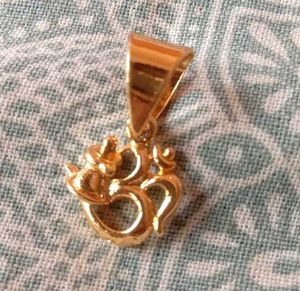 Gold Om Pendant