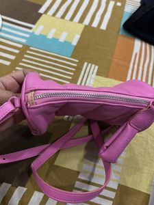 Miraggio Pink Sling Bag