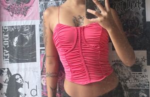 Pink Corset Top