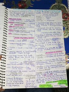 Handwritten Biology Notes