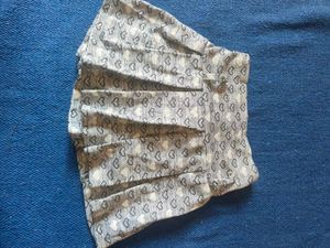 Heart Print Mini Skirt