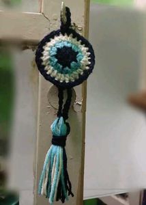 Handmade Evil Eye Crochet Wall Hanging 🧿