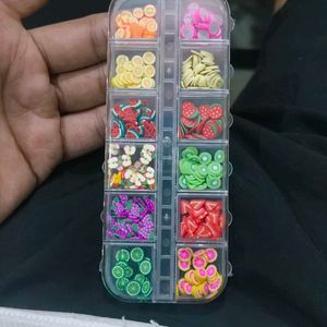 Fruit Slice Nail Art Charms