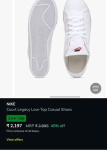 Nike Court Legacy White Sneakers