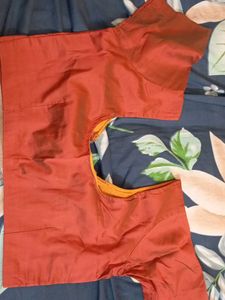 Elegant Reddish-Orange Blouse for Women