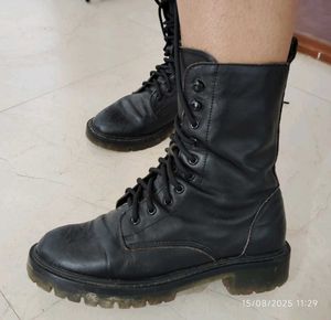 Black Leather Boots