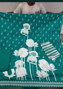 Cotton Suit With Chiffon Dupatta