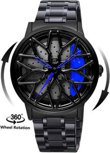 Stylish Black Wrist Watch
