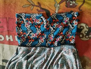 Floral Skirt with Inner Shorts Attached
