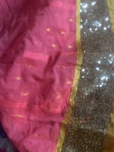 Pink &amp; Gold Sparkle Skirt