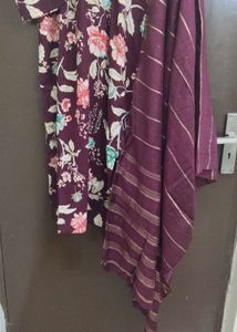 New Unused Cotton Blend ReshamZari Work Suit