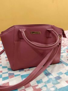 Caprese Pink Satchel Bag