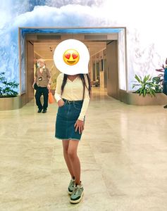 Denim Mini Skirt