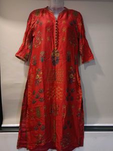 ♦️Graceful Red Floral Kurta Set♦️