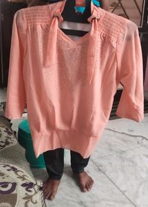 Beautiful Peach Colour Top