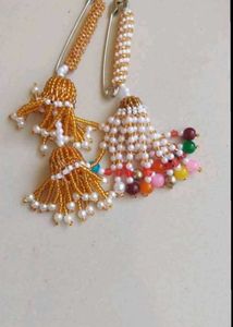 Moti Work Saree Pin