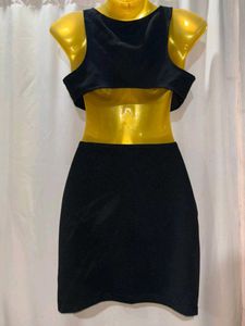 Black Cutout Mini Dress