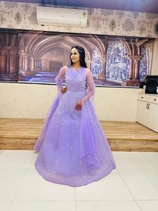 Lavender Full Flare Wedding Gown 💜