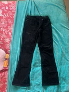 Corduroy Jeans Black