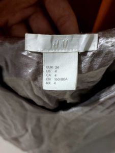 H&amp;M Silver Cami Top