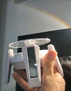 solar and battery rotating display Stand