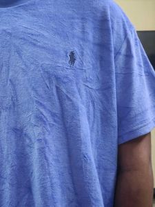 Ralph Lauren Blue Oversized Polo T-Shirt