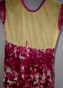 Purple and Sandal Modern Kurta Offer 100 Coins